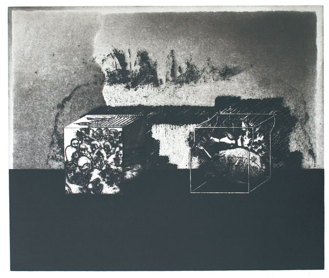 Tadayoshi Nakabayashi / 中林忠良版画額「囚われる風景 I」 | Natsume