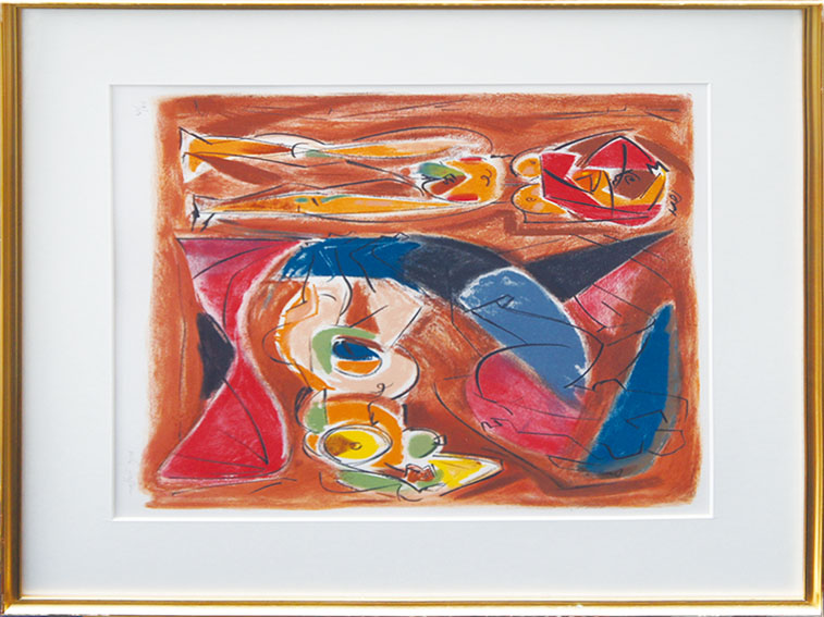 Andre Masson / アンドレ・マッソン版画額「婦人」 | Natsume Books
