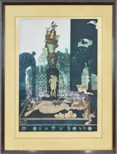 山下清澄版画「想像の様な女達XI」 | Natsume Books