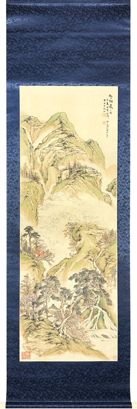 児玉果亭 秋山明麓図/掛け軸(Hanging scrolls) 絵画の買取 販売 鑑定