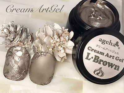 ageha クリームアートジェル L・ブラウン | Nail Labo Online Shop