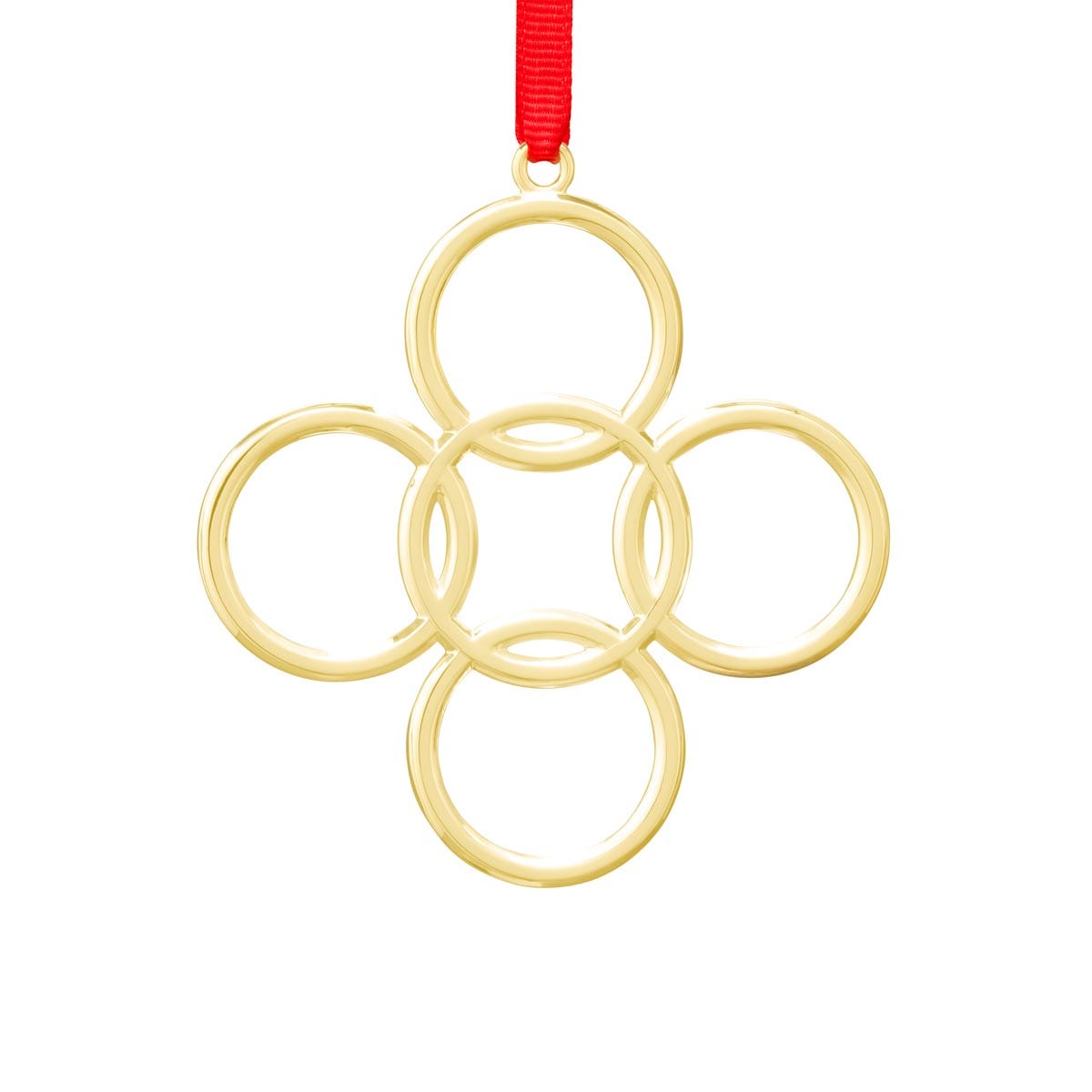 Twelve Days of Christmas: Five Golden Rings Ornament | Nambé