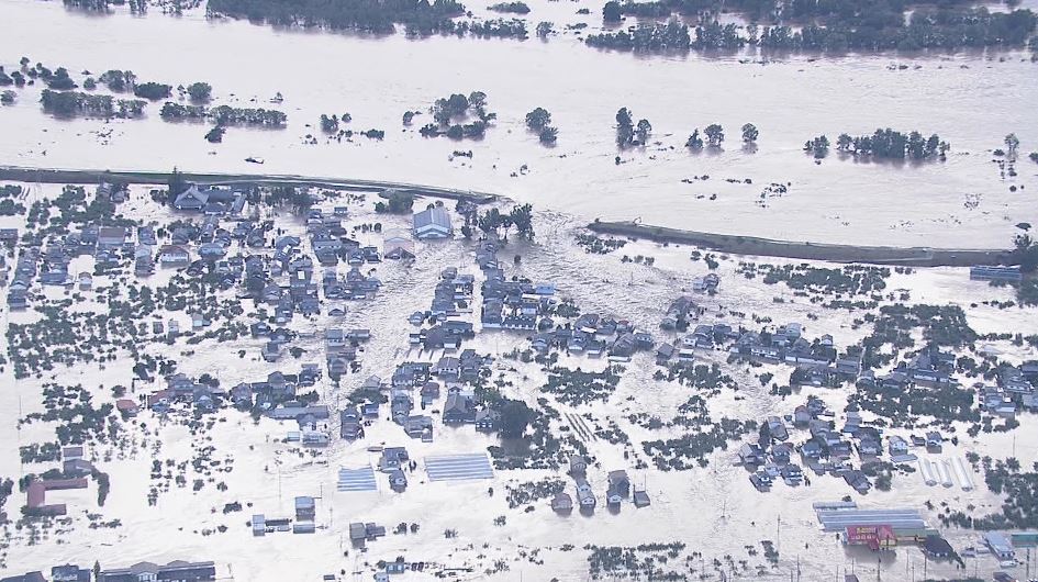まちが海のように見えた」児童が語った5年前の光景 台風19号による千曲