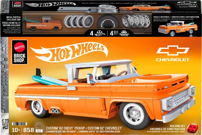 Mattel Brick Shop Hot Wheels Custom 62 Chevy Pickup Wholesale