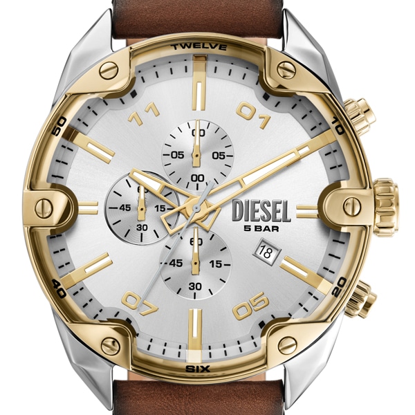 Diesel SPIKED DZ4665 メンズ クォーツ(シルバー): DIESEL - チック