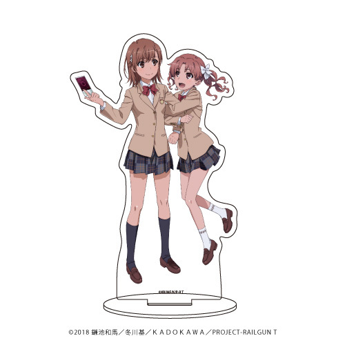 キャラアクリルフィギュア 「とある科学の超電磁砲T」 07 / 御坂美琴