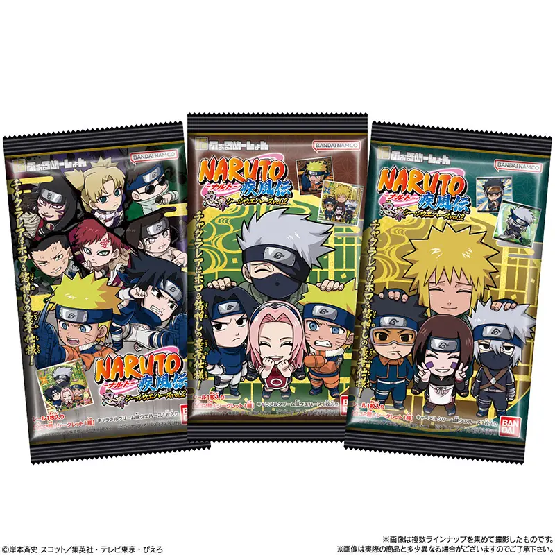 NARUTO】食玩「にふぉるめーしょん NARUTO-ナルト- 疾風伝 忍界シール