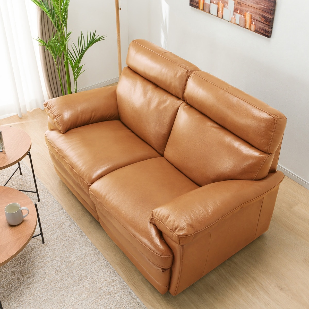 2人掛けソファ 本革タイプ (Z278KD BR) | ニトリネット【公式】 家具