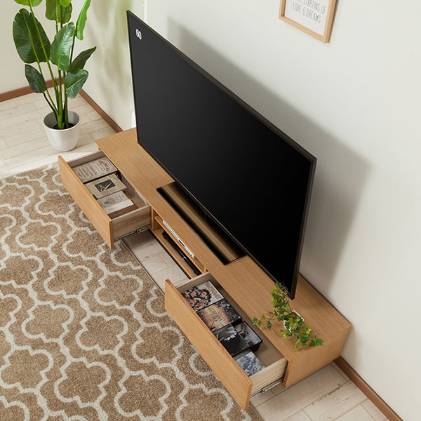 テレビ台(ローボードレシェンテ 180LB LBR) | ニトリネット【公式