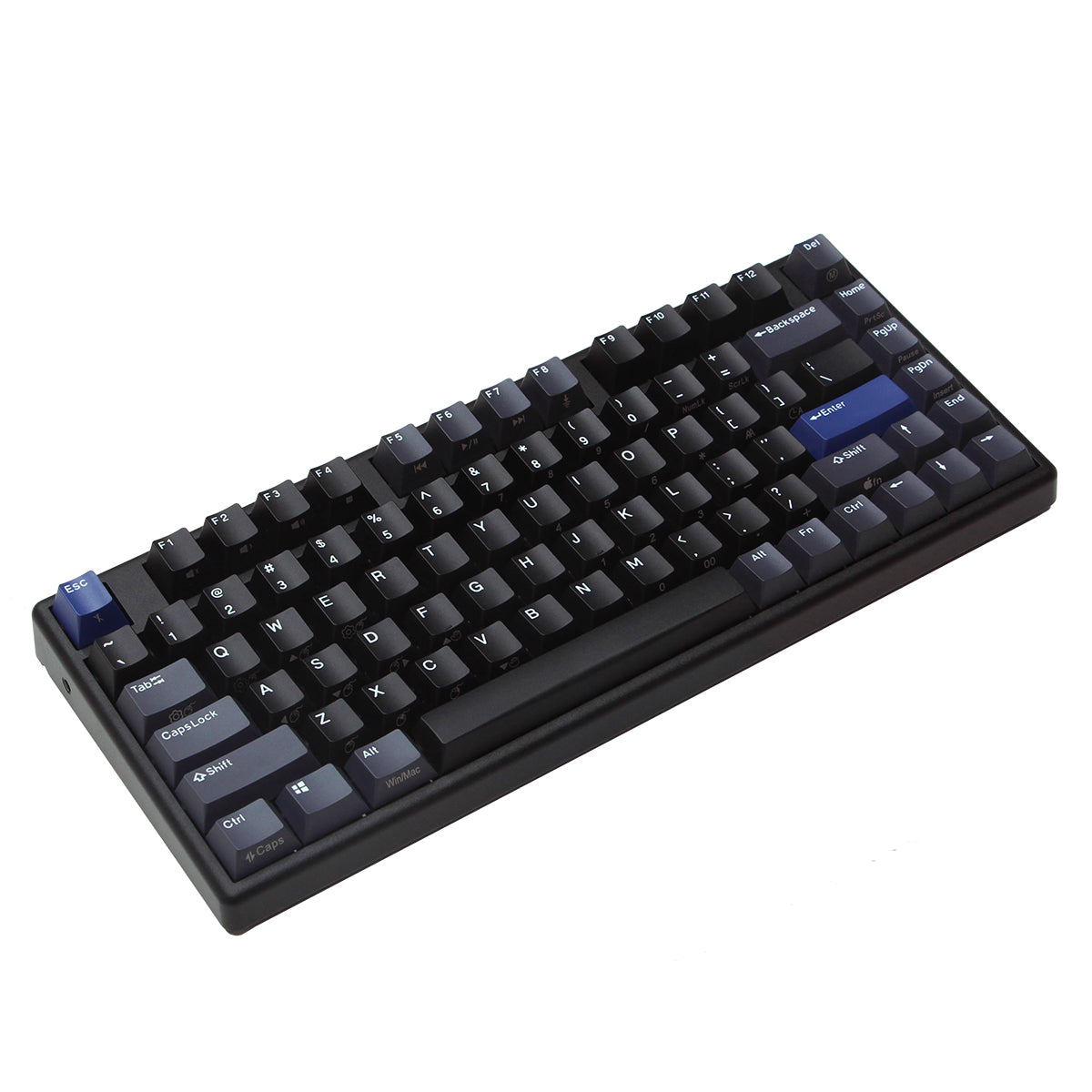 NiZ Micro82 静電容量無接点ワイヤレスキーボード 黒い