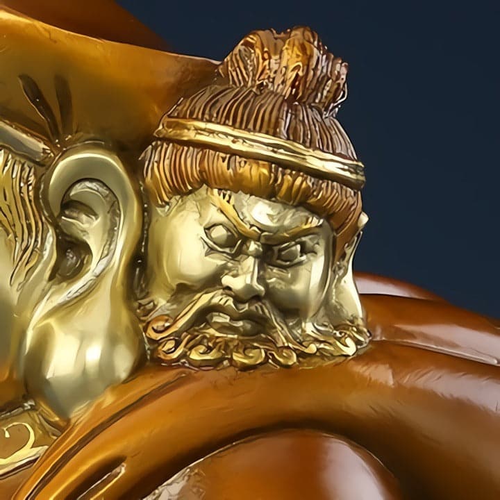 豊臣秀吉の三面大黒天 極上彫り 仏像 銅製 大黒様 販売 – 念珊閣仏像