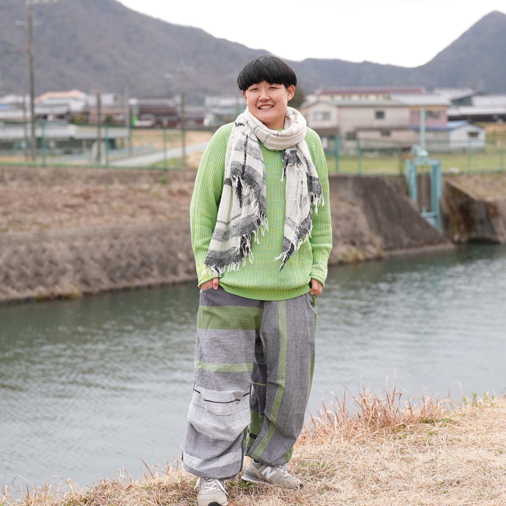 roots shawl BIG | tamaki niime