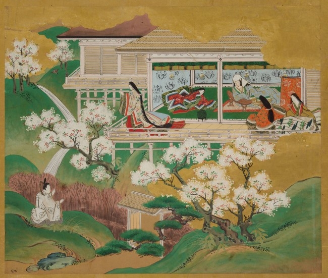 源氏物語絵屏風 - 古典に親しむ | 国文学研究資料館