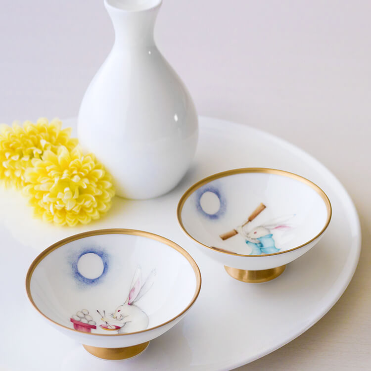 nikko食器｜盃 月より団子｜酒器｜ニッコー公式オンラインショップ｜節句盃