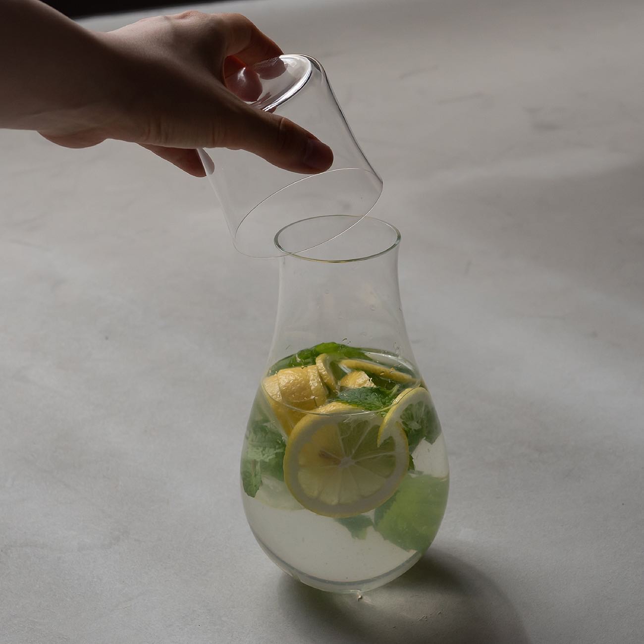 WATERCARAF SET｜カラフェ｜グラス｜ガラス冠水瓶｜ブランド食器｜木村