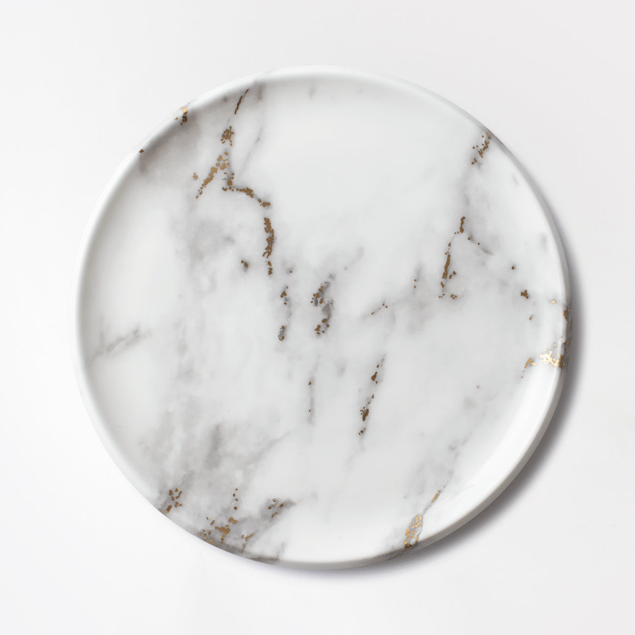 24cmプレート｜おしゃれカフェ食器｜MARBLE GREY｜ニッコー公式