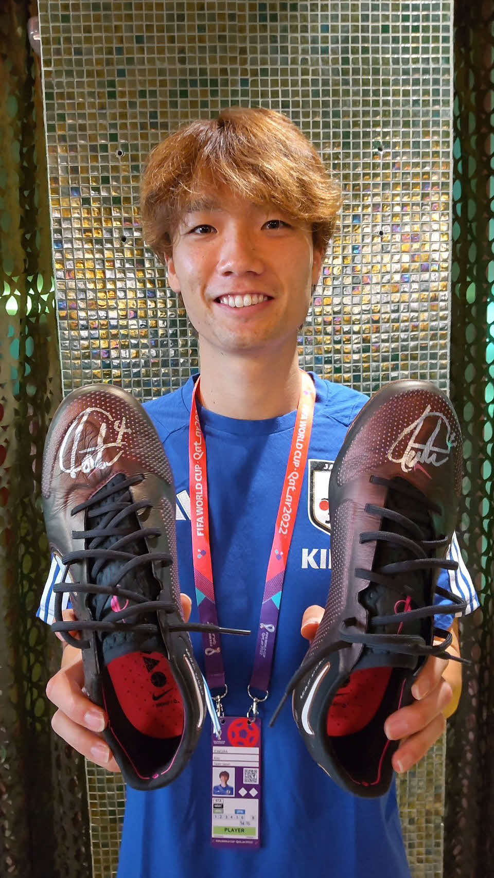 板倉滉のスパイクに78万円 日本プロサッカー選手会による工藤壮人さん