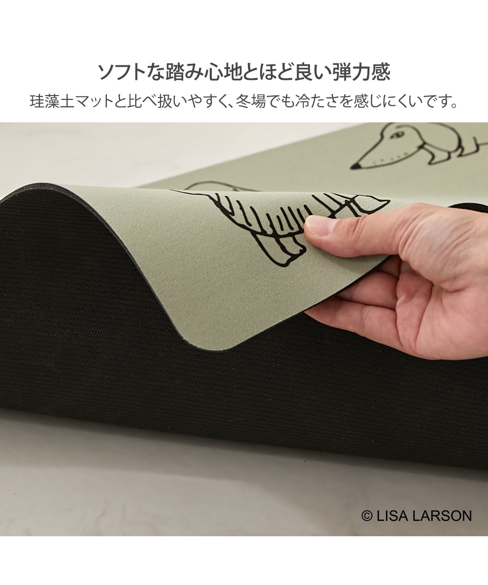 リサ・ラーソン」バスタイムスケッチいぬたち珪藻土バスマット 通販