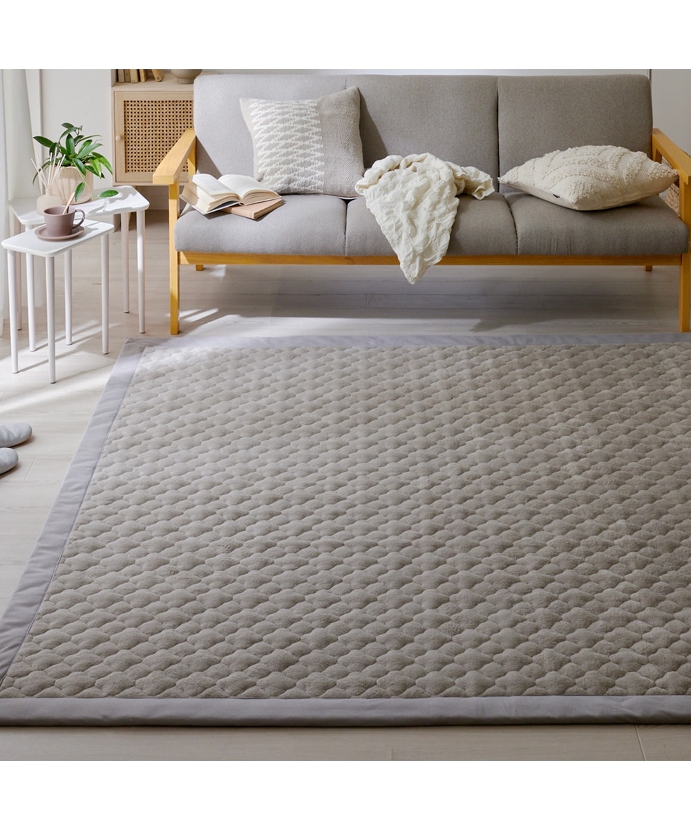 新品☆185×280cm♪洗える♪防ダニ抗菌防臭♪タオル地ラグ〇A130 新品