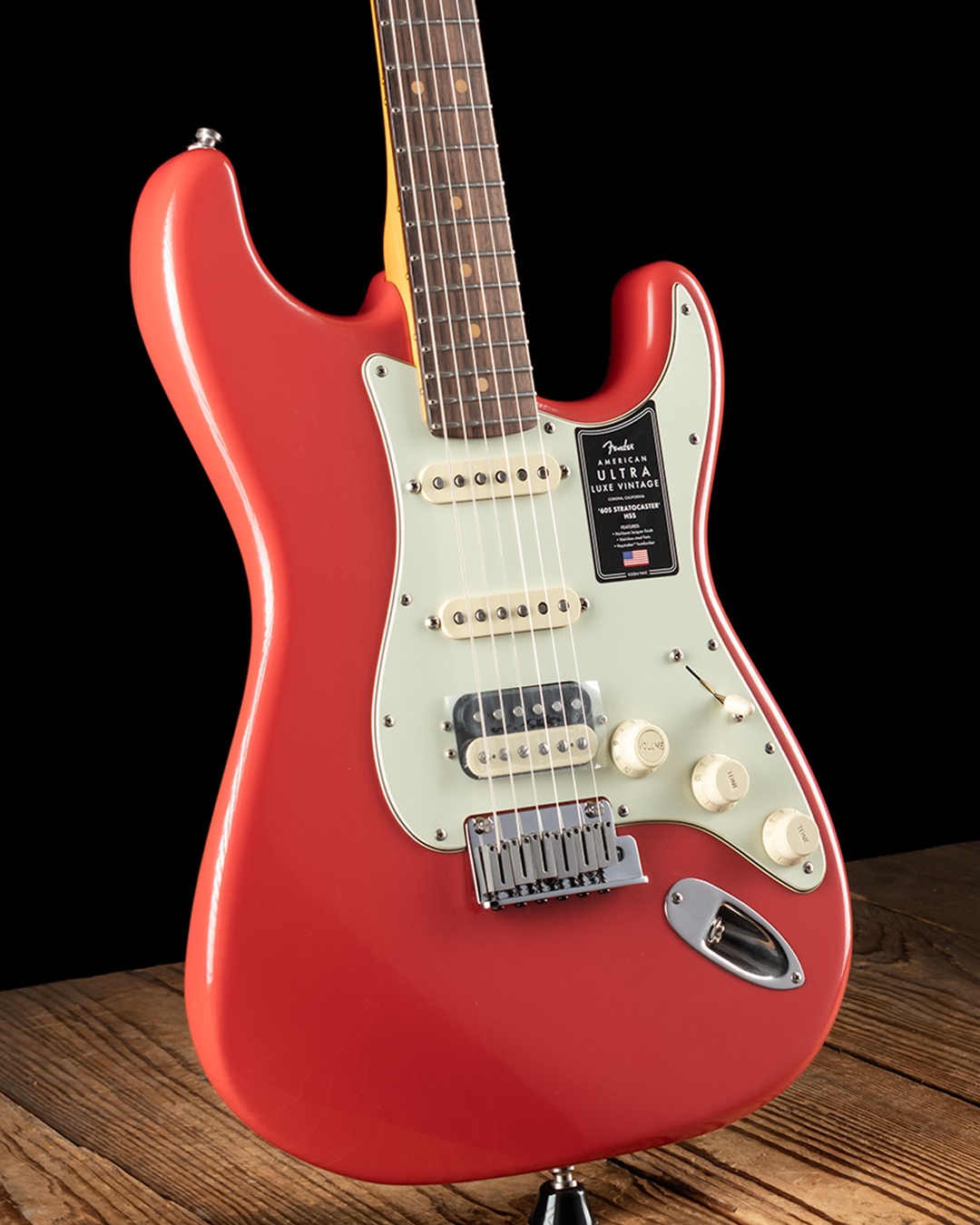 Fender American Ultra Luxe '60s Stratocaster HSS - Fiesta Red