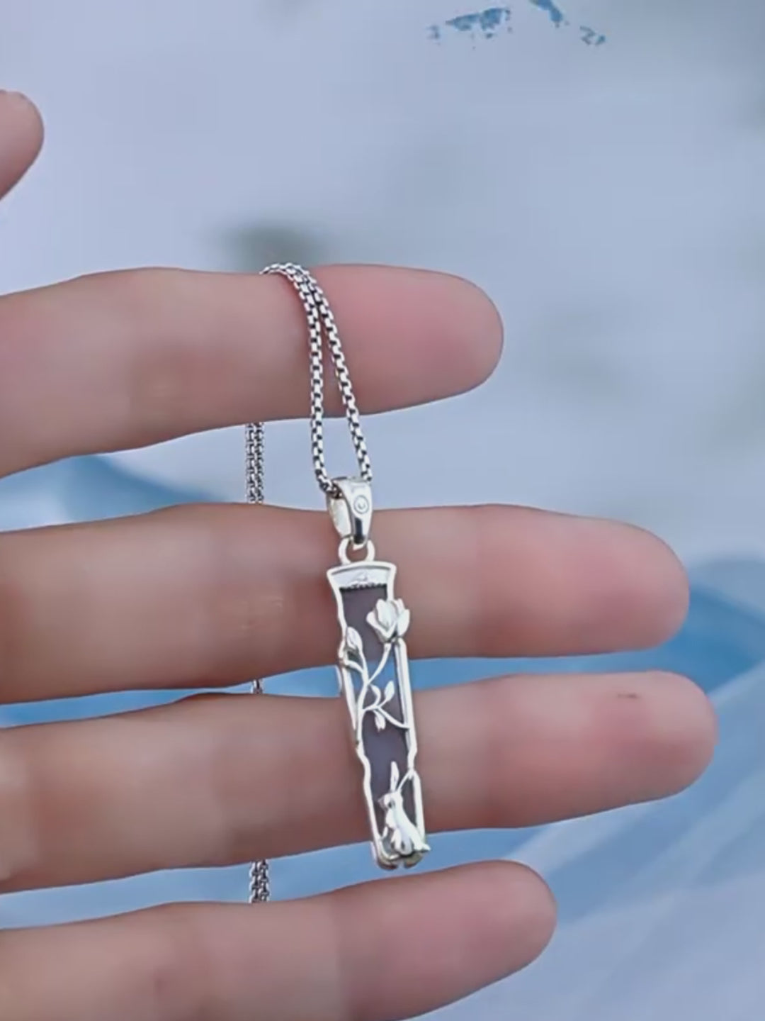 Mo Dao Zu Shi Pendants，S925 Sterling Silver Necklace，Wangji