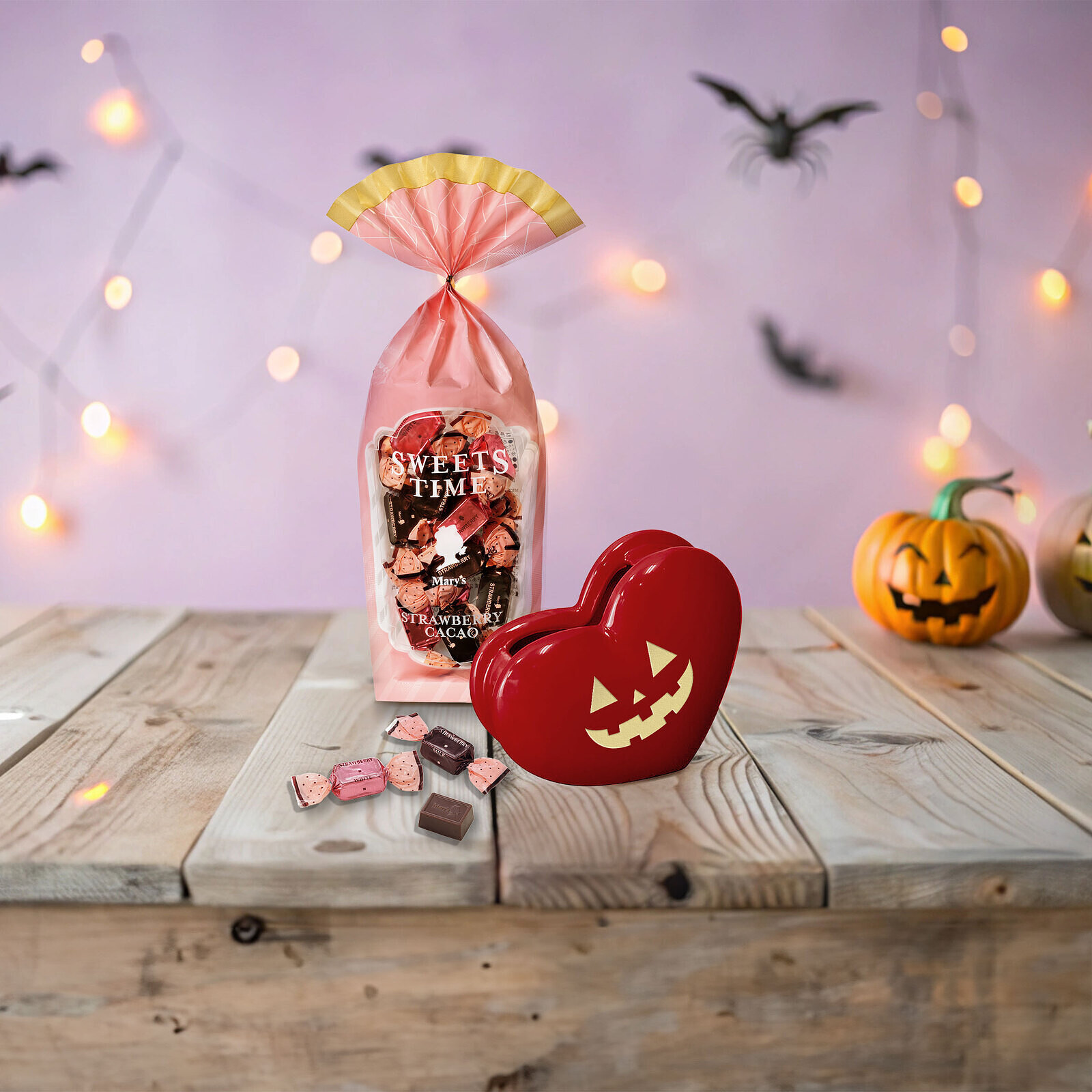 ハロウィン トリックオアトリート チョコ （ストロベリーカカオ