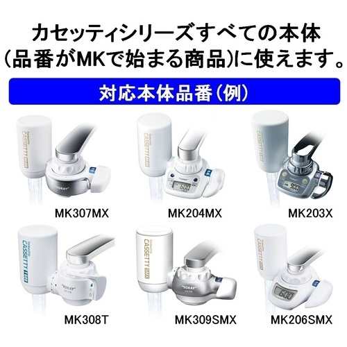スマートオフィス】カセッティ用カートリッジ2個入 MKC.SMX2 東レ