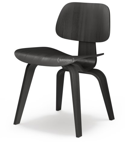 Plywood Group DCW Chair, Black ash | Vitra | by Charles & Ray
