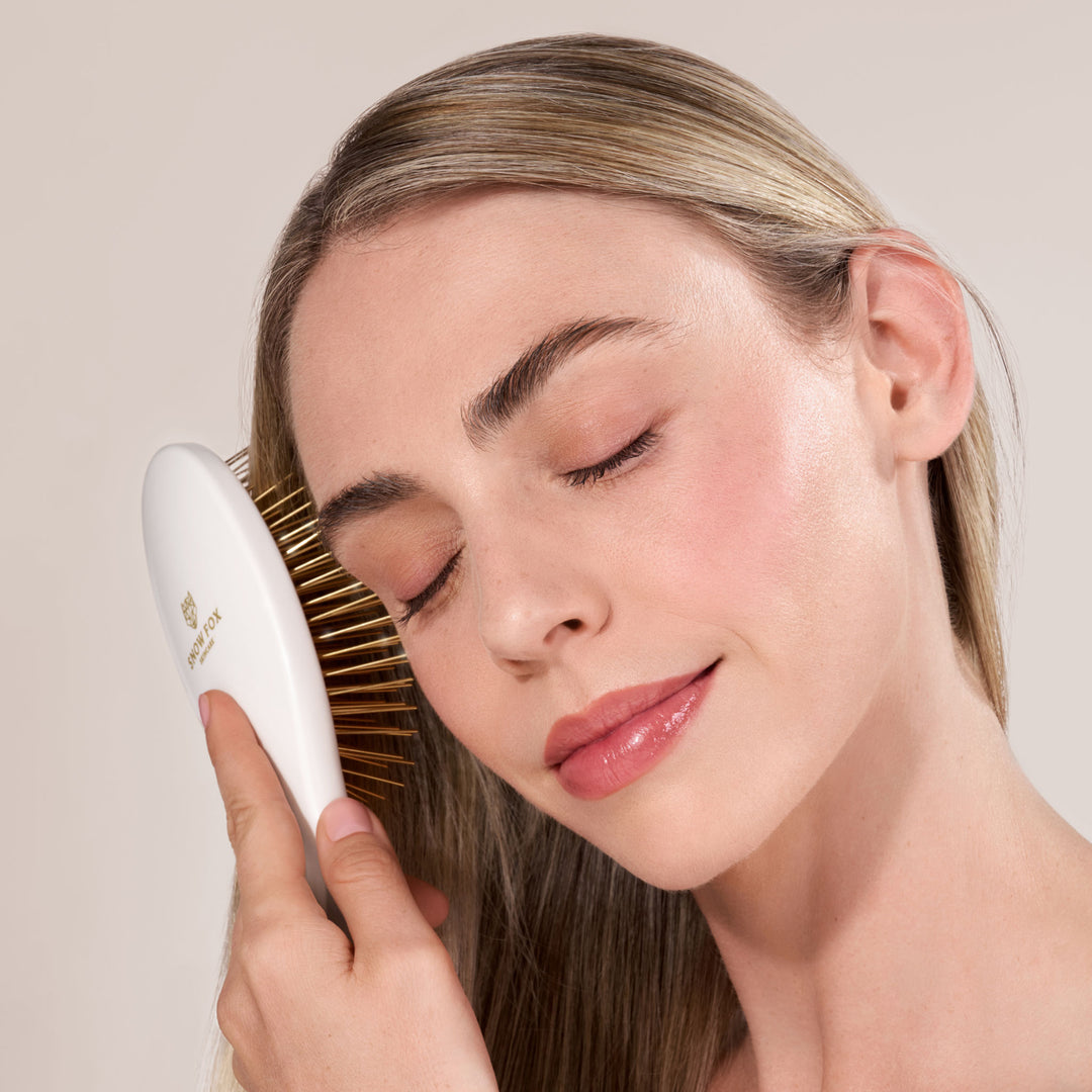 Gua Sha Hair & Scalp Brush – Snow Fox Skincare