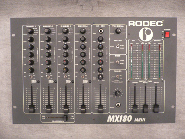 サイトウRodec MX180 Lmited Edition レアミキサー RODEC MX180 ORIGINAL DJミキサー ロデック - 楽器の買取屋さん｜最短