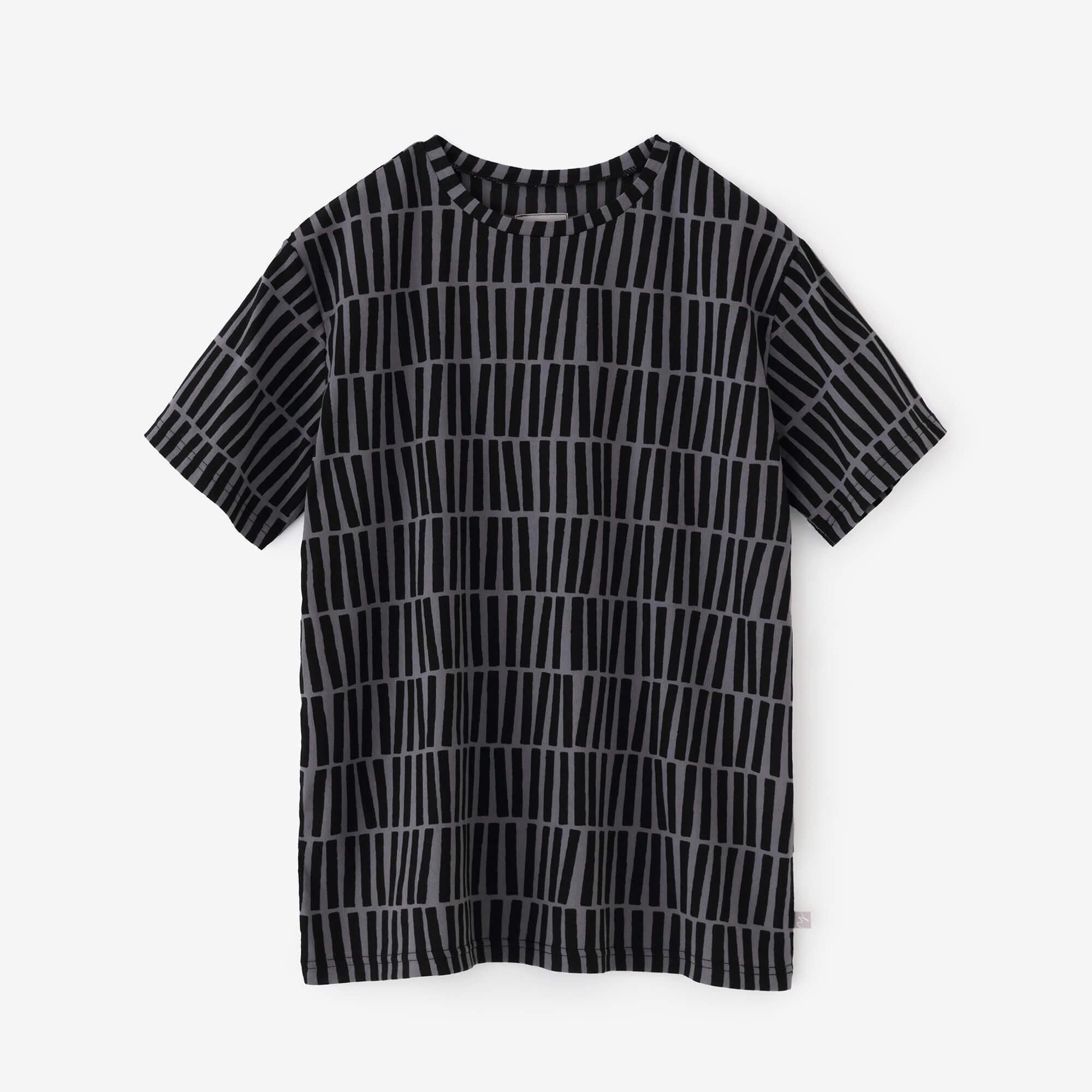 高島縮 40/40 半袖Tシャツ／BORO IJ