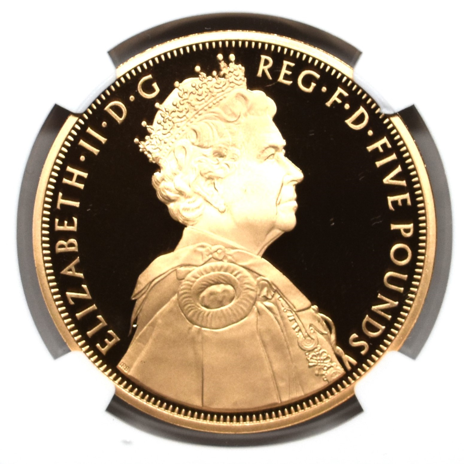 Sold】2012年 即位60年 5ポンド金貨 PF69UCAM NGC | ソブリンパートナーズ