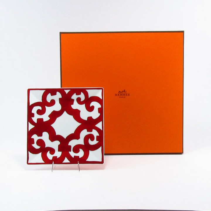 エルメス（HERMES） ガダルキヴィール プレートスクエア 15×15cm No3