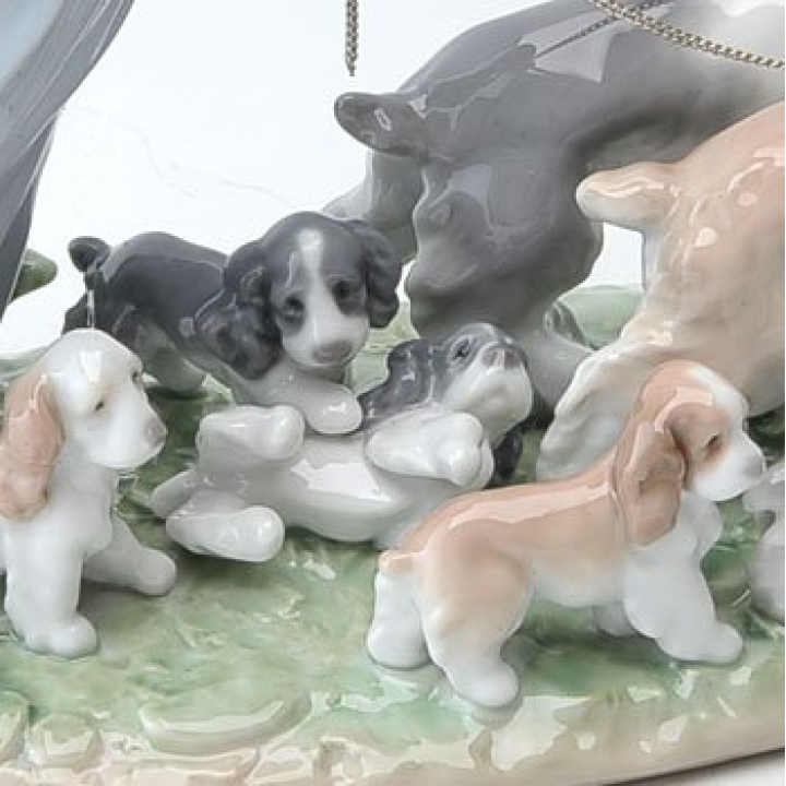 リヤドロ 06784 子犬たちの行進 | 洋食器のSohbiネットショップ【公式】