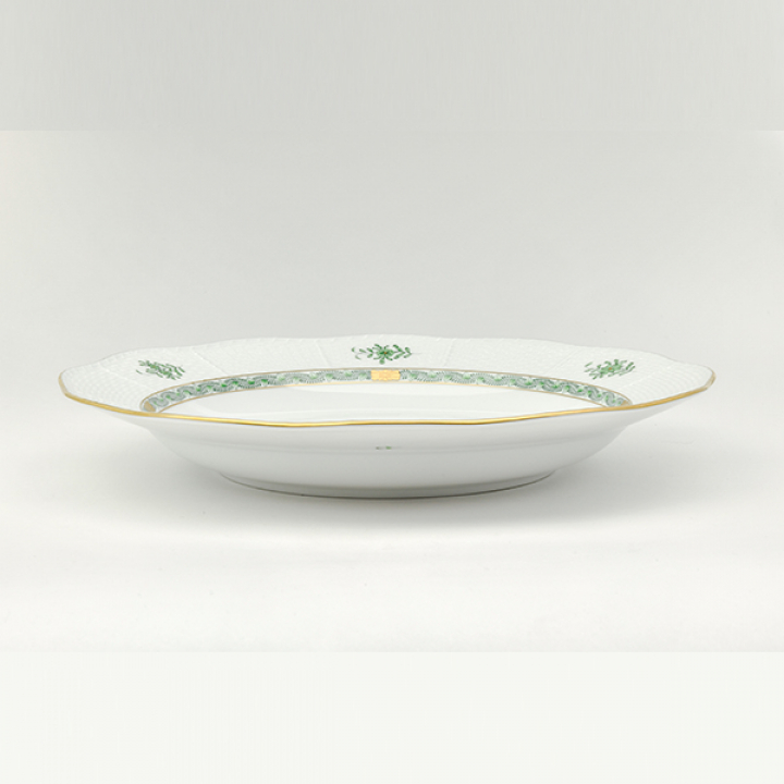 ヘレンド アポニーグリーン スーププレート25cm AV-0503-0-00 | 洋食器