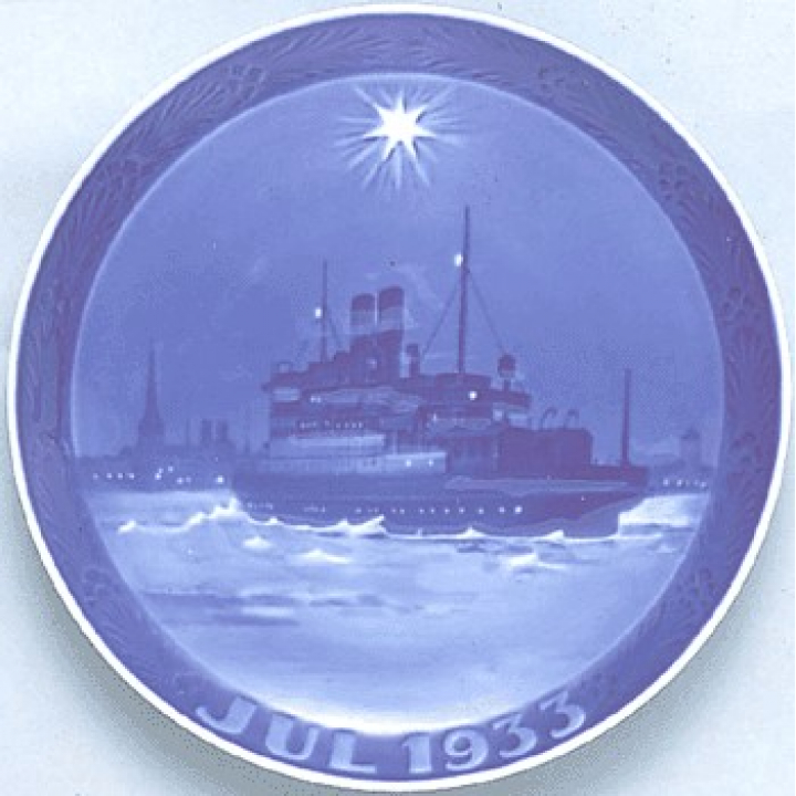 倉庫取り寄せ商品】ロイヤルコペンハーゲン イヤープレート 1933年