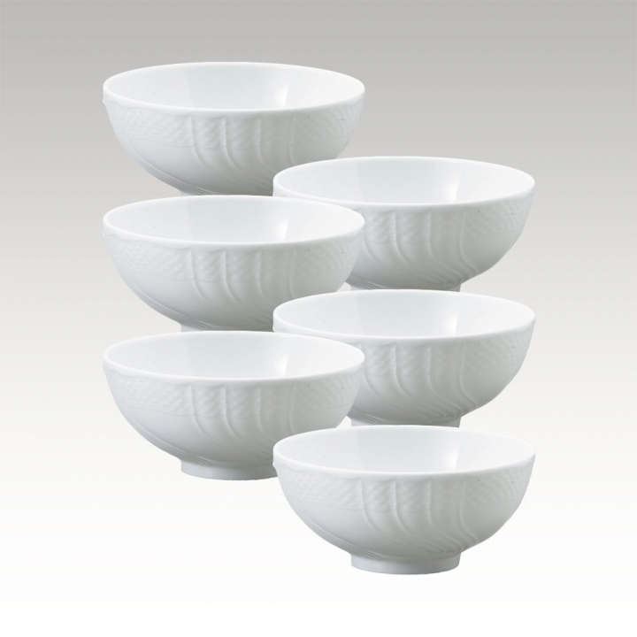 ジノリ1735／リチャードジノリ ベッキオホワイト 茶碗12cm6人用セット