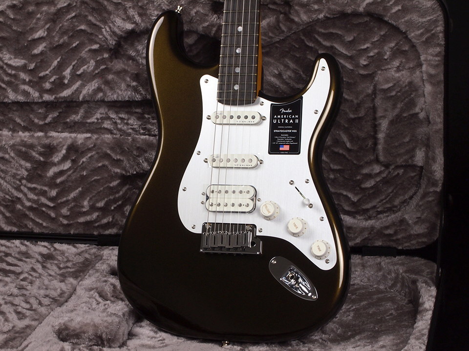 Fender American Ultra II Stratocaster HSS Ebony Fingerboard ~Texas