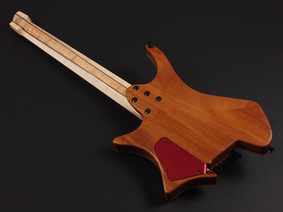 strandberg Boden J7 Custom 4A Flame Maple/Honduras Mahogany “Black