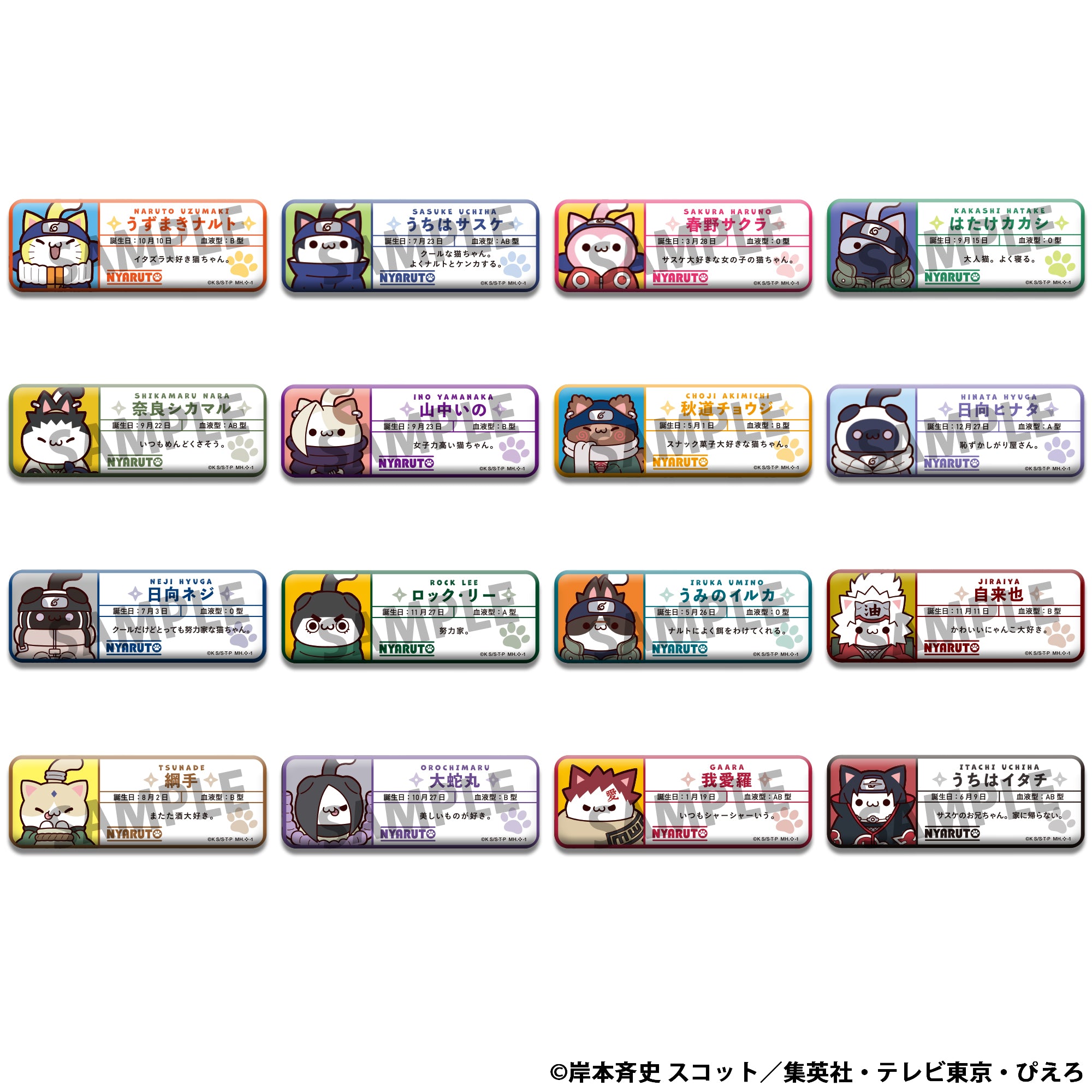 BOX販売]MEGA CAT PROJECT ニャルト！お名前缶バッジコレクション -16