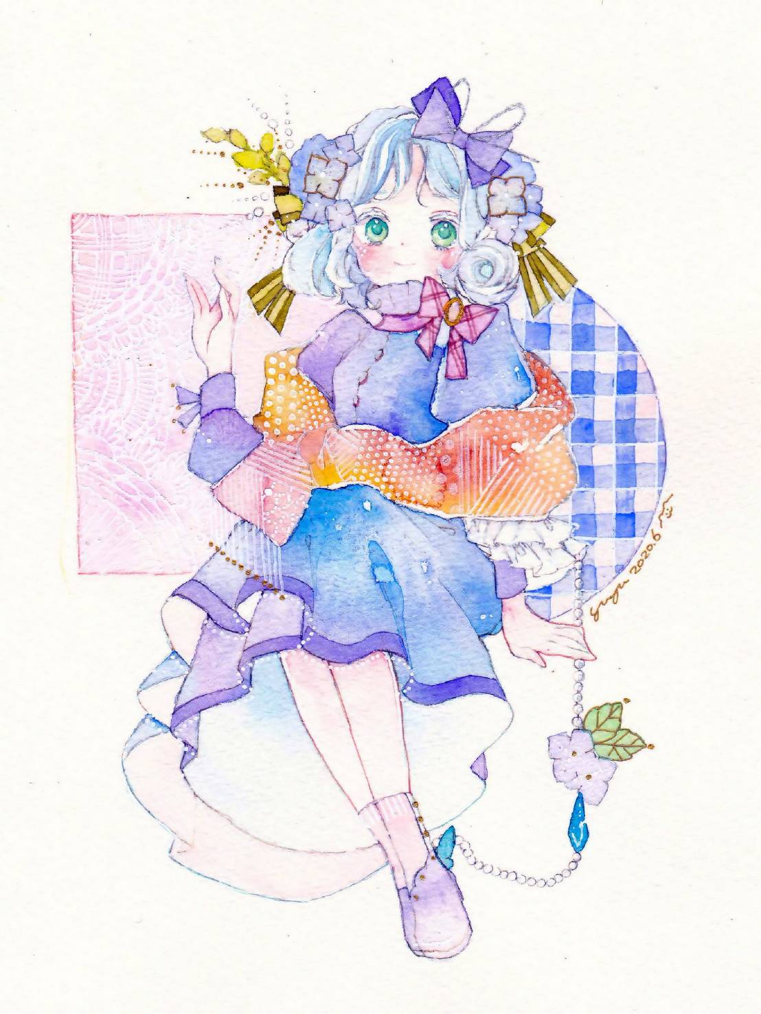 きらめく水彩イラスト土13:00【高校生～大人】 ＃体験OK. – 静岡朝日