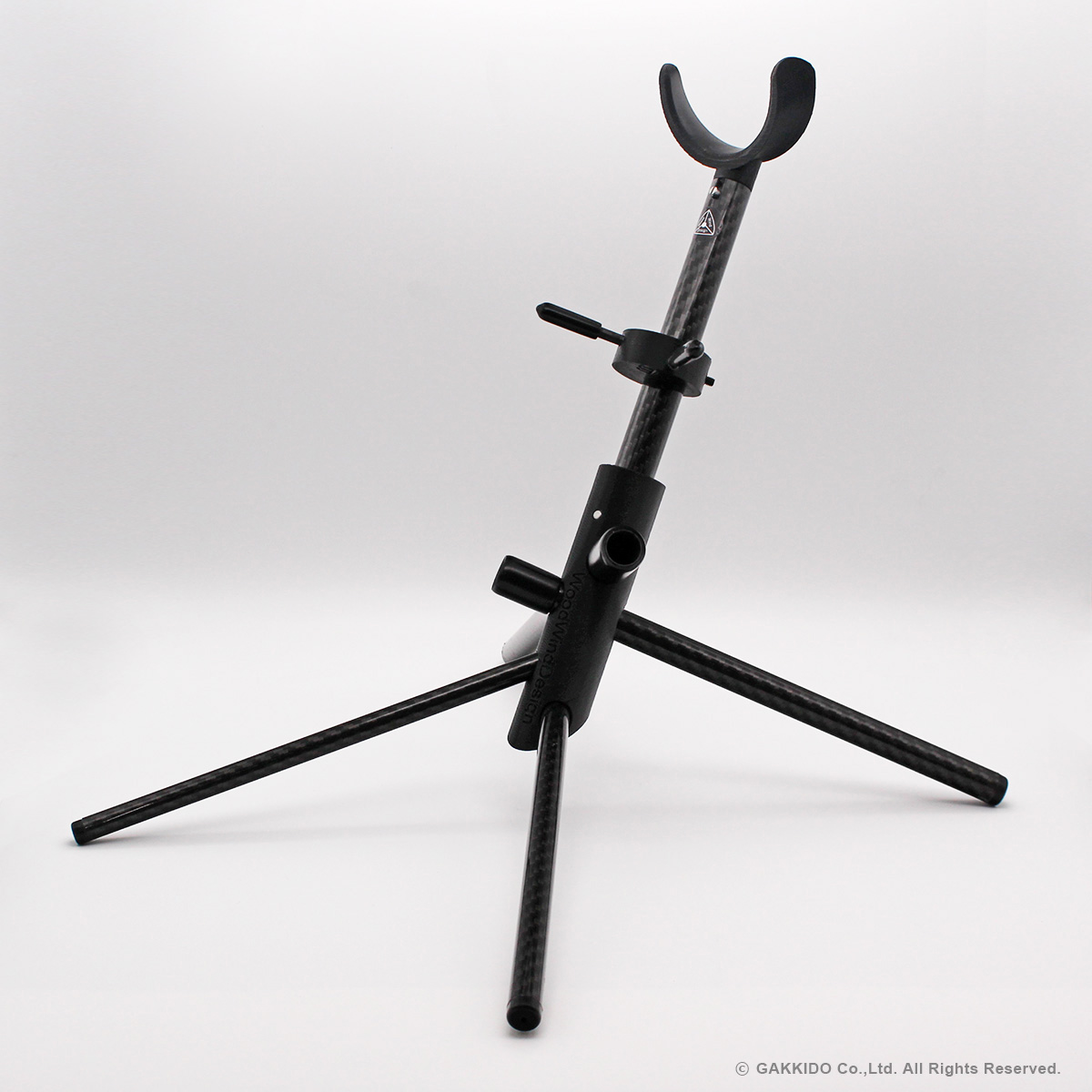 WoodWindDesign カーブドソプラノサックス用スタンド - ヴィンテージ