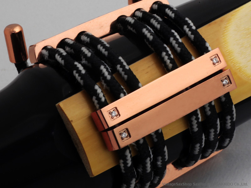 SILVERSTEIN A-FRAME HEXA Rose Gold サックス用リガチャー