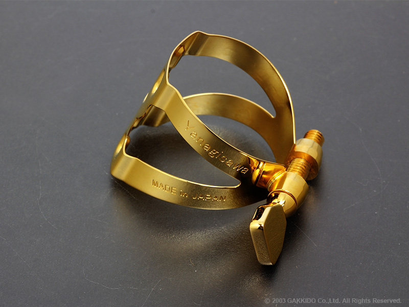 Yanagisawa Yany Ligature サックス用リガチャー 【金メッキ仕上げ