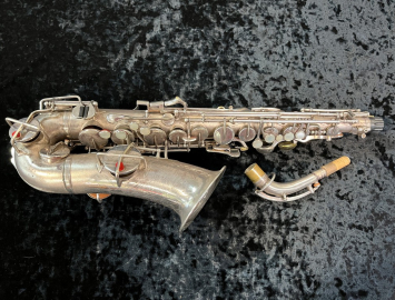 Original Silver Plated Buescher New Aristocrat Alto Sax - Serial