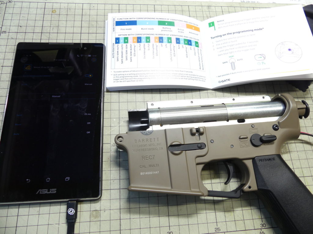 □SAATカスタムブログ□KRYTAC BARRETT REC7 CRBにGATE ASTER