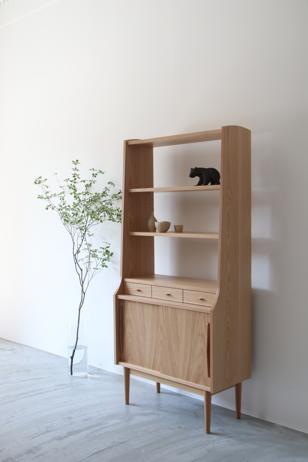 OPEN SHELF[RF-008 〈 OAK 〉] | 北欧家具・オーダー家具なら【SAC WORKS】