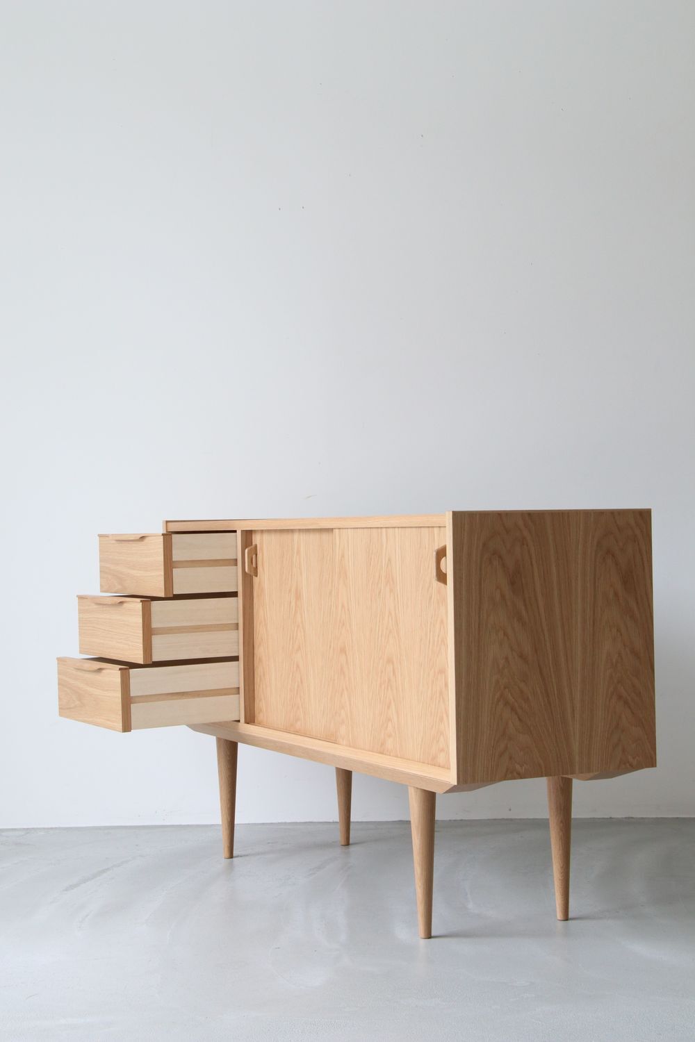 SIDE BOARD[RF-100〈OAK〉] | 北欧家具・オーダー家具なら【SAC WORKS】