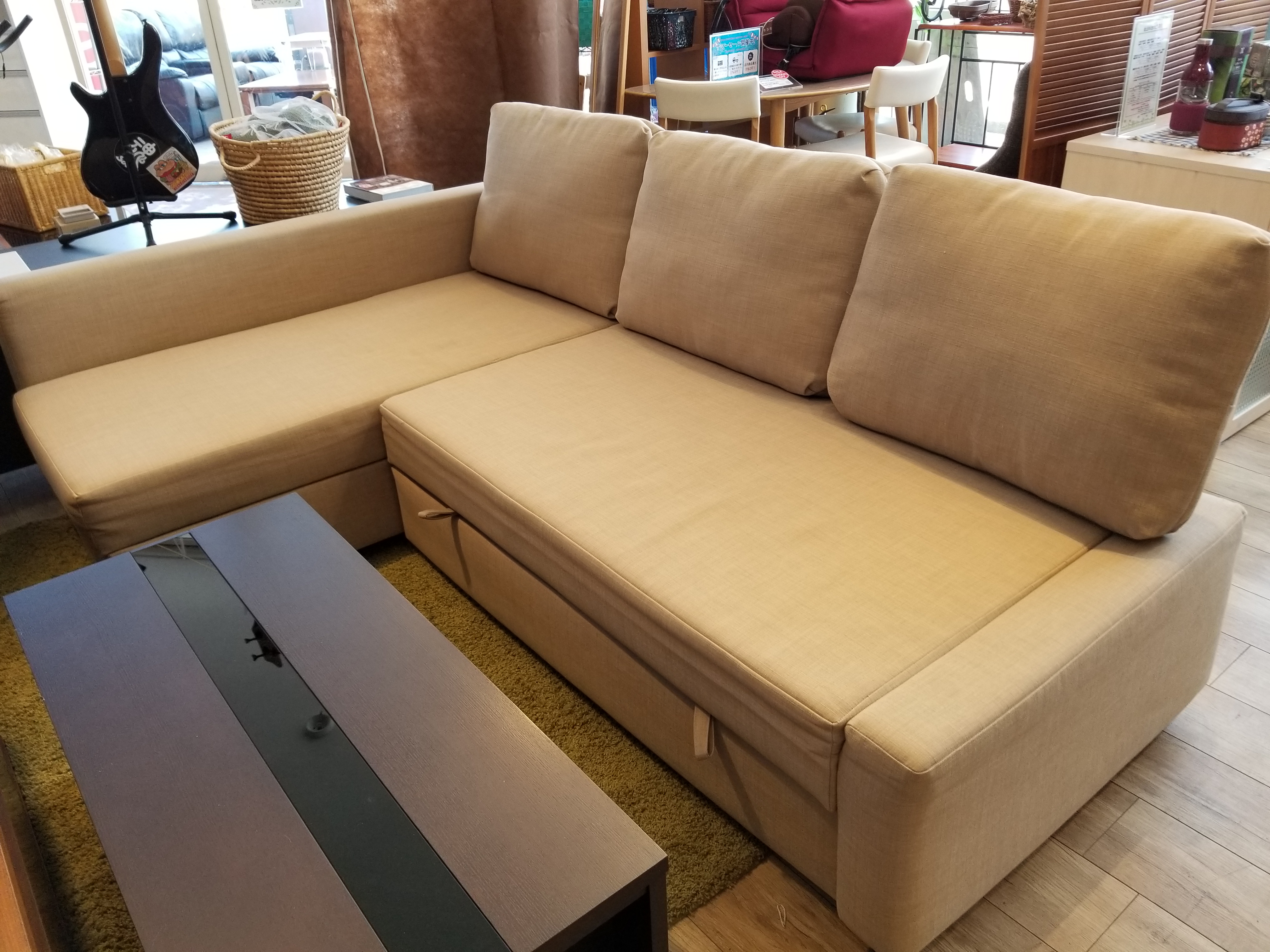 IKEA/イケア FRIHETEN/フリーヘーテン 収納付き コーナーソファベッド