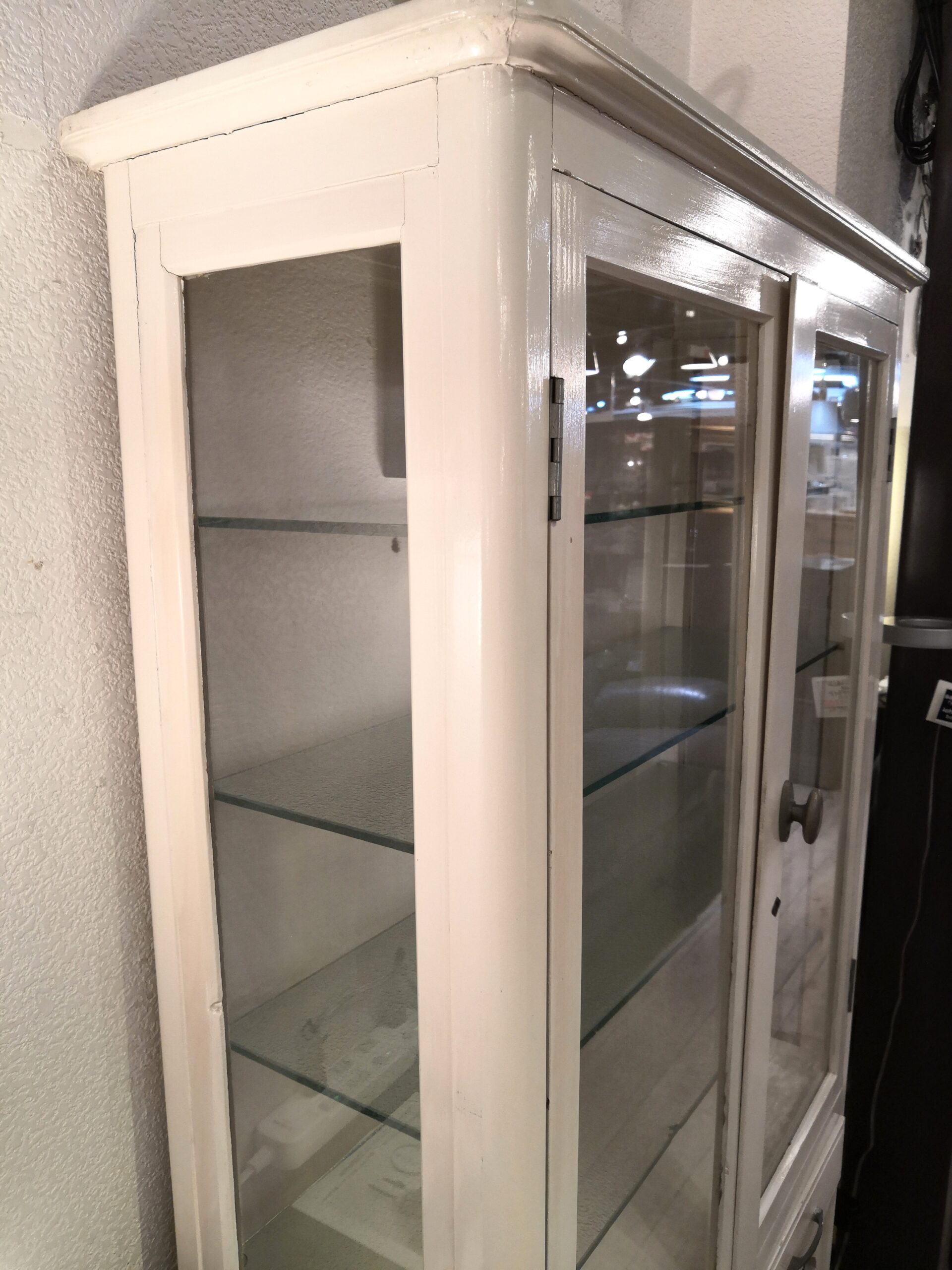 中古品 】ケビント 白 レトロ ヴィンテージ 医療棚 収納棚 ドクター